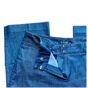 🛑 SOLD ‼️ NEW YORK & COMPANY 7th AVENUE DESIGN Indigo Blue Denim Trouser Jeans